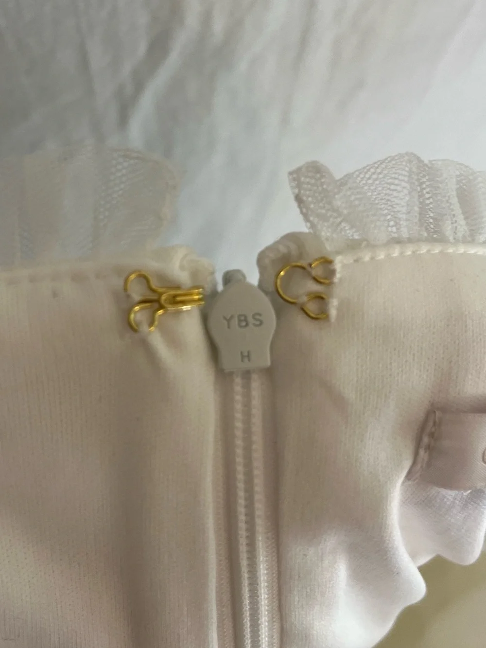 Cache White Fringe Mini Dress with Spaghetti Straps - Picture 5 of 5